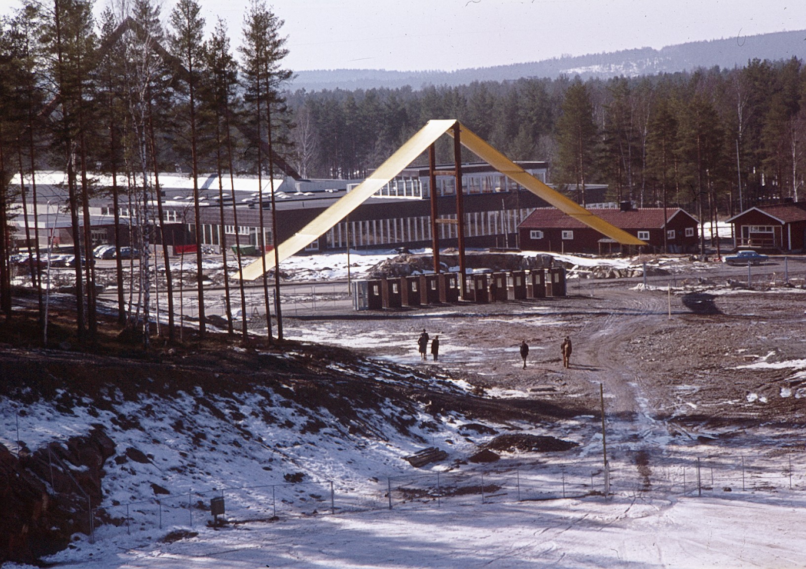 Entren till Lugnets skidstadion 1973